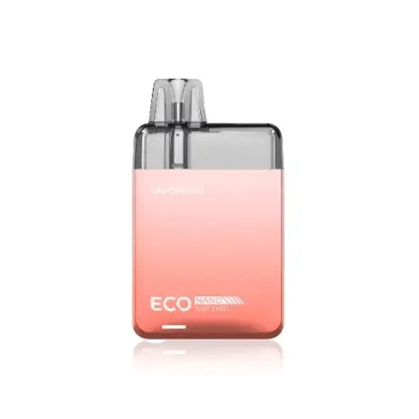 ECO Nano pod kit in coral pink gradient finish