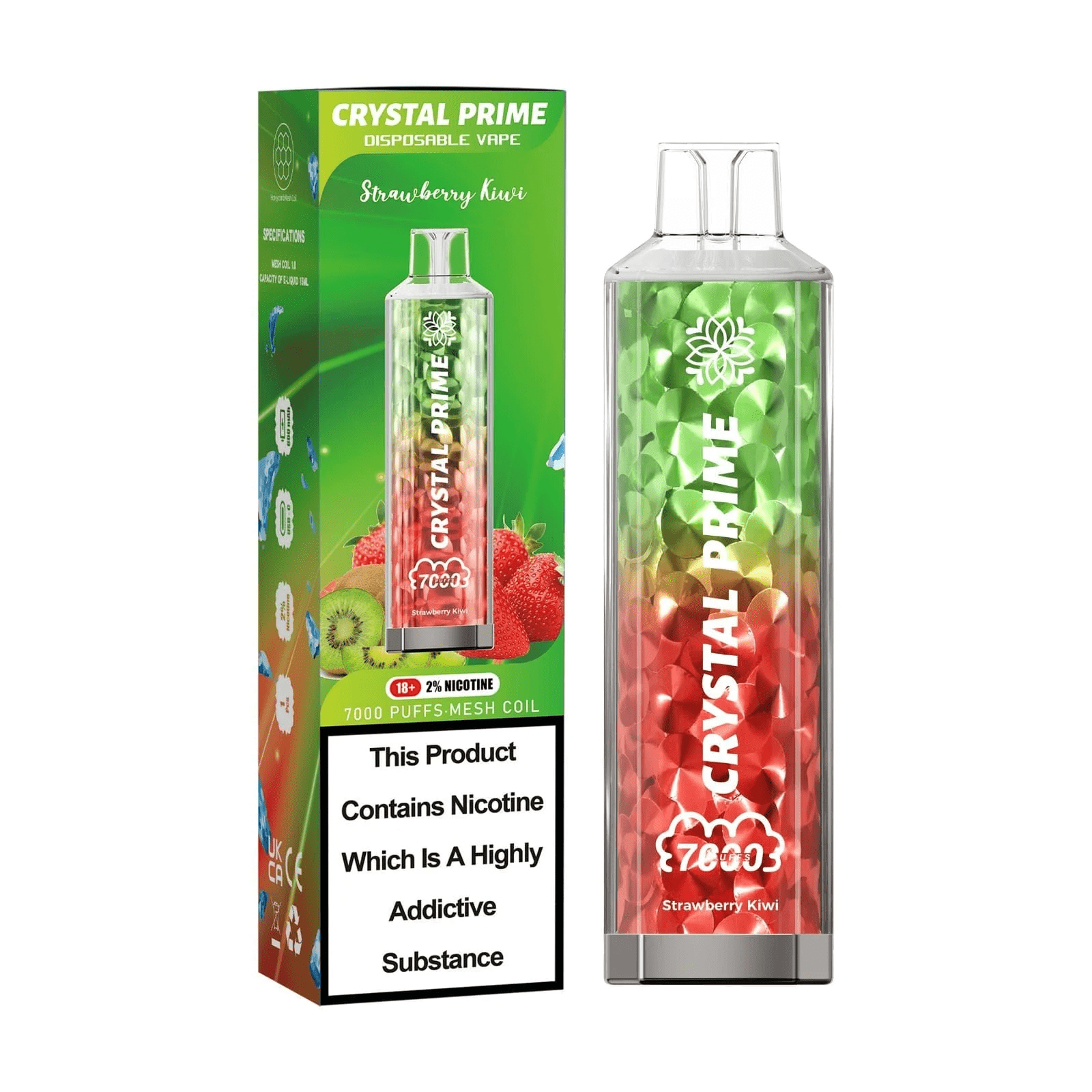 3D Crystal Prime 7000 Puffs
