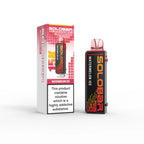 Solorbar vape device and packaging on a white background