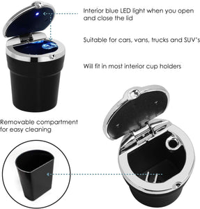 Car Ashtray – Portable Travel Cigarette Holder