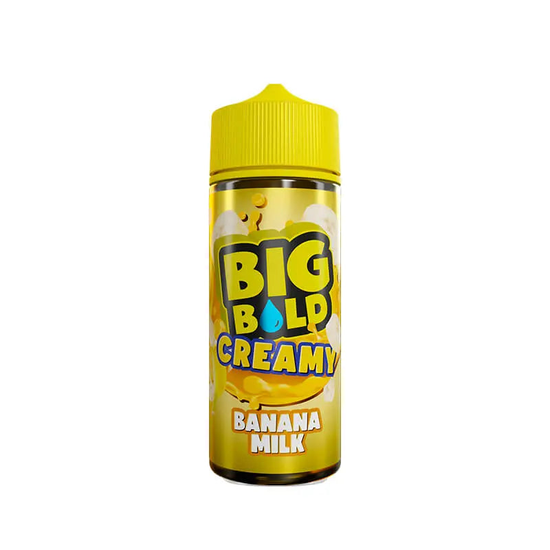 Big Bold Creamy Banana Milk 100ml Shortfill E-Liquid Big Bold