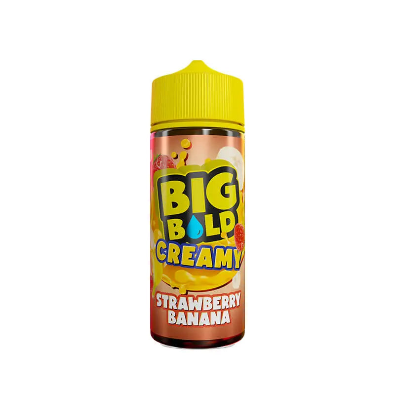 Big Bold Creamy Strawberry Banana 100ml Shortfill E-Liquid Big Bold