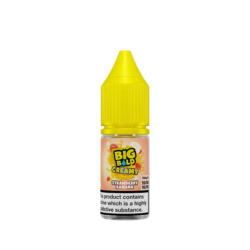 Big Bold Creamy Strawberry Banana 10ml Nic Salt E-Liquid Big Bold