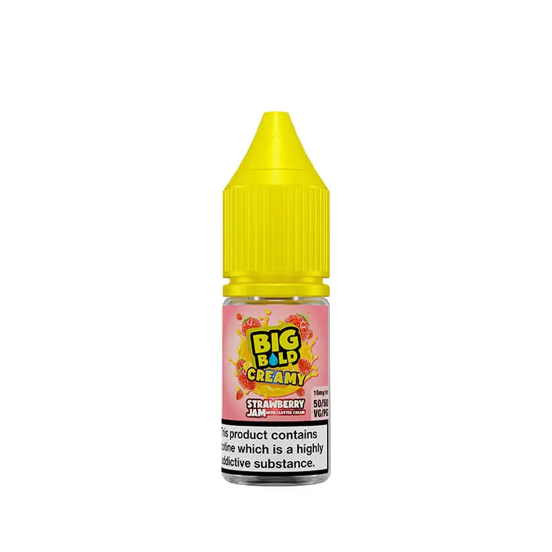 Big Bold Creamy Strawberry Jam & Clotted Cream 10ml Nic Salt E-Liquid Big Bold