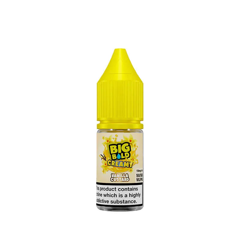 Big Bold Creamy Vanilla Custard 10ml Nic Salt E-Liquid Big Bold