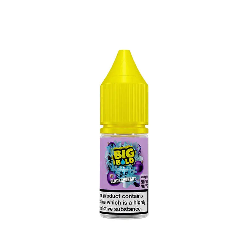 Big Bold Menthols Blackcurrant Menthol 10ml Nic Salt E-Liquid Big Bold