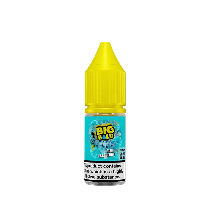 Big Bold Menthols Blue Raspberry Menthol 10ml Nic Salt E-Liquid Big Bold
