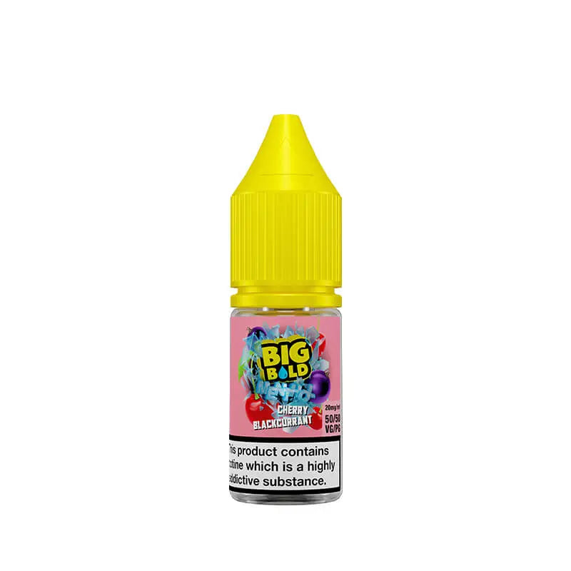 Big Bold Menthols Cherry Blackcurrant Menthol 10ml Nic Salt E-Liquid Big Bold