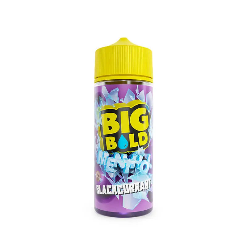 Big Bold Menthols Blackcurrant Menthol 100ml Shortfill E-Liquid Big Bold