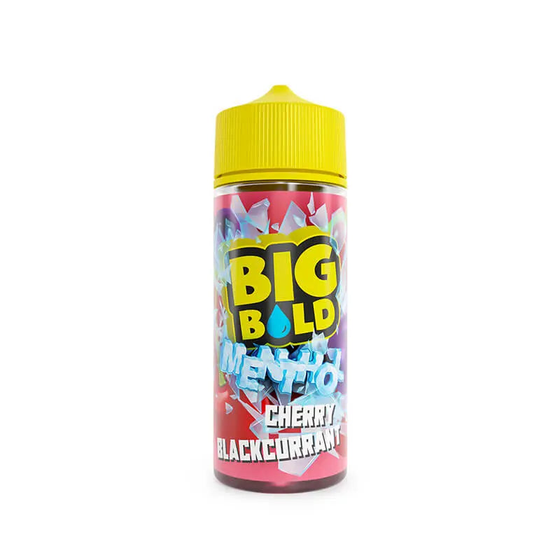 Big Bold Menthols Cherry Blackcurrant Menthol 100ml Shortfill E-Liquid Big Bold