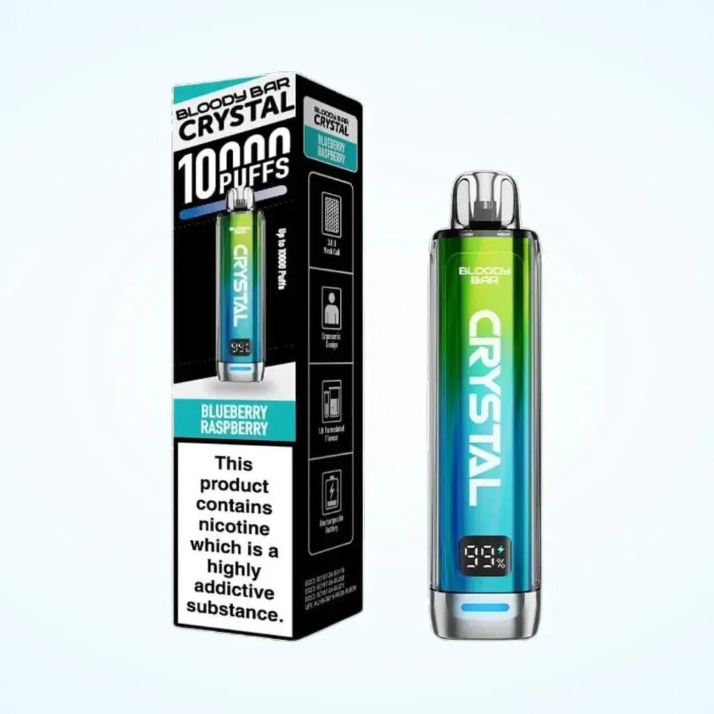 Bloody Bar Crystal 10000 Puffs Rechargeable Prefilled Pod Vape Kit | 20mg Nic Salt