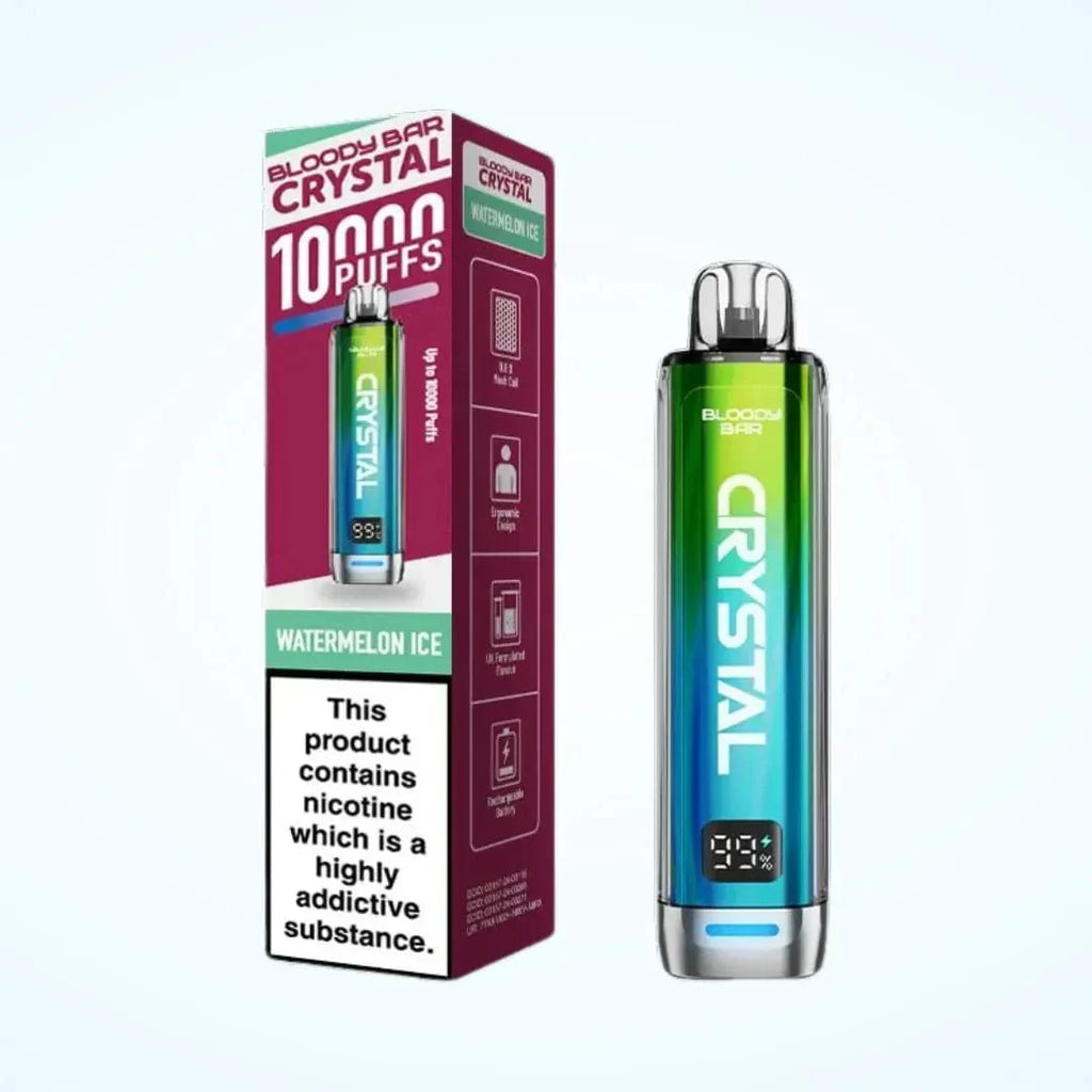 Bloody Bar Crystal 10000 Puffs Rechargeable Prefilled Pod Vape Kit | 20mg Nic Salt