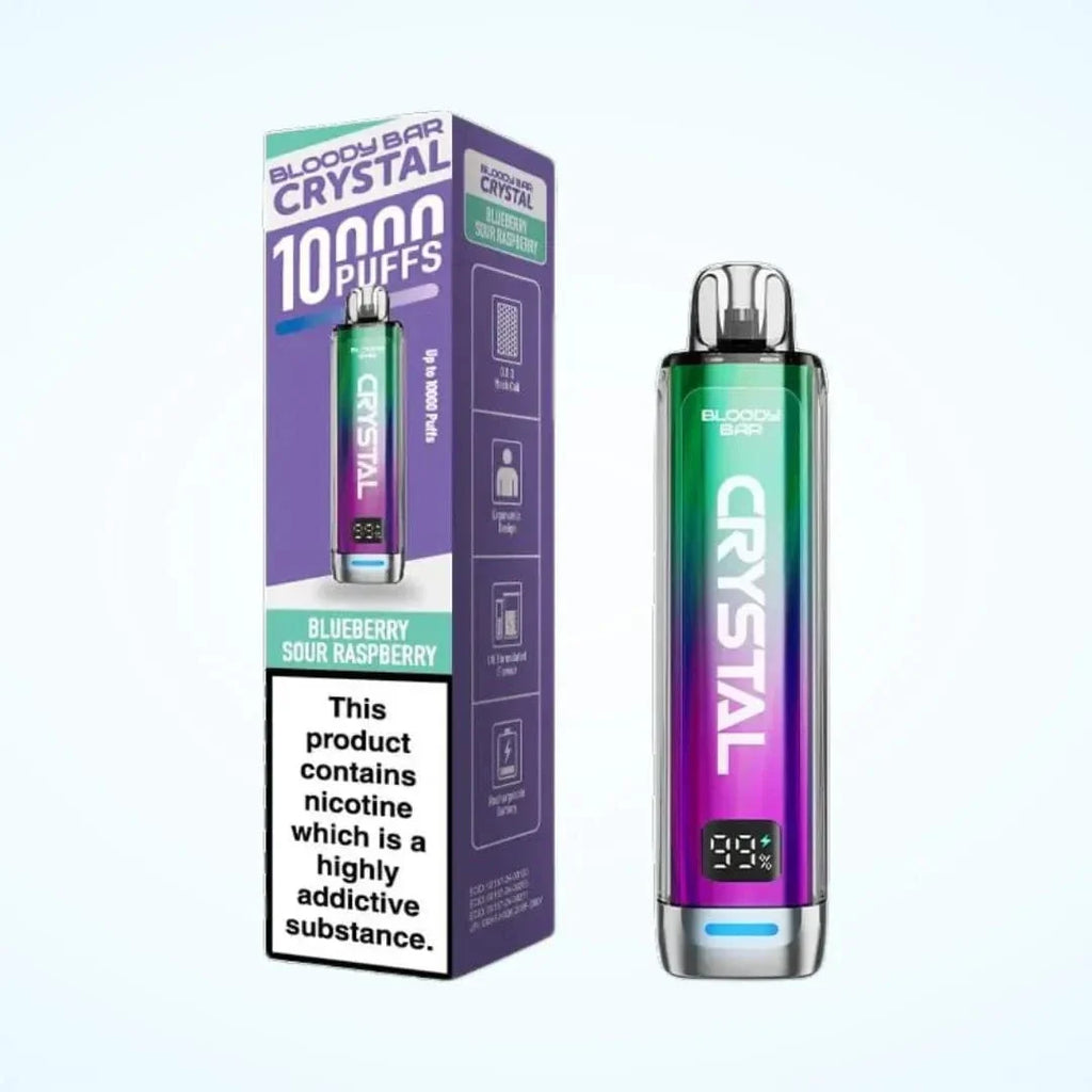 Bloody Bar Crystal 10000 Puffs Rechargeable Prefilled Pod Vape Kit | 20mg Nic Salt