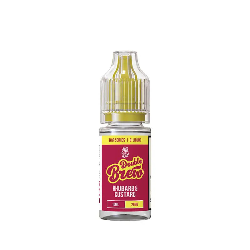 Ohm Brew Double Brew Rhubarb & Custard 10ml Nic Salt E-Liquid Ohm Brew