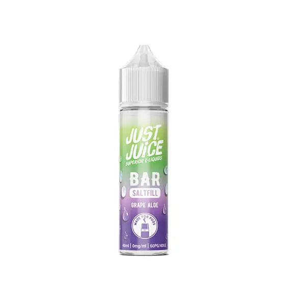Just Juice  Bar Saltfill Grape Aloe Shortfill 40ml E-Liquid Just Juice