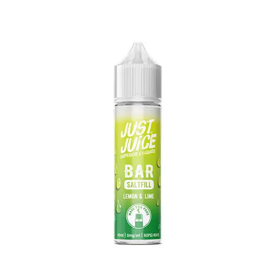 Just Juice  Bar Saltfill Lemon & Lime Shortfill 40ml E-Liquid Just Juice