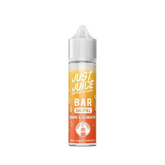 Just Juice  Bar Saltfill Orange & Clementine Shortfill 40ml E-Liquid Just Juice