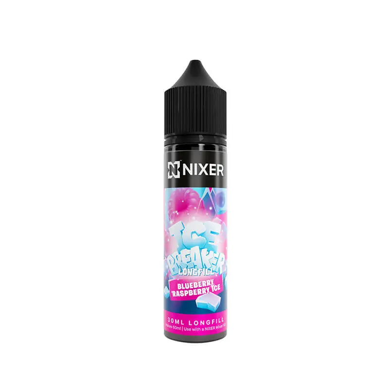Nixer Ice Breaker Blueberry Raspberry Ice 30ml Longfill E-Liquid Nixer