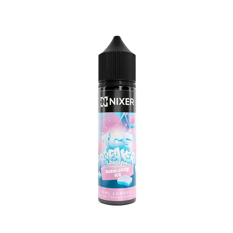 Nixer Ice Breaker Bubblegum Ice 30ml Longfill E-Liquid Nixer