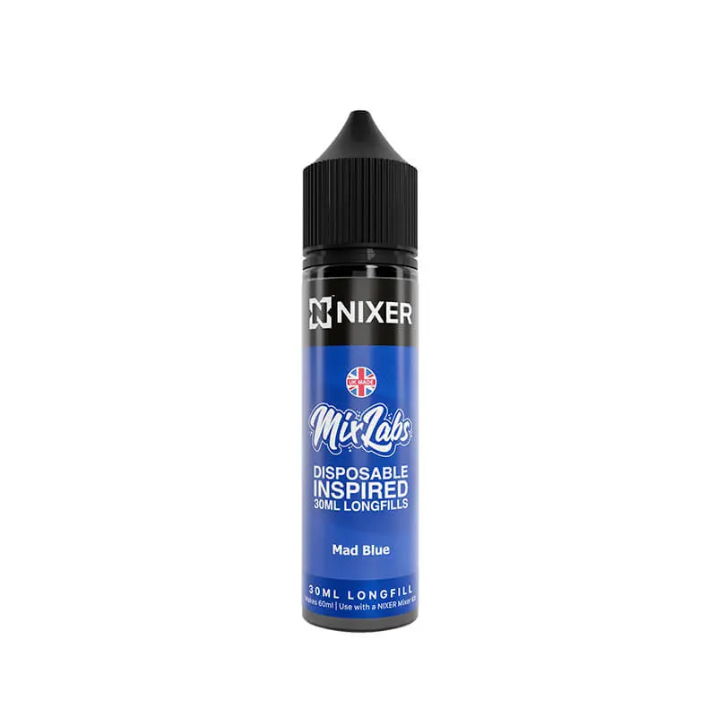 Nixer Mix Labs Mad Blue 30ml Longfill E-Liquid Nixer
