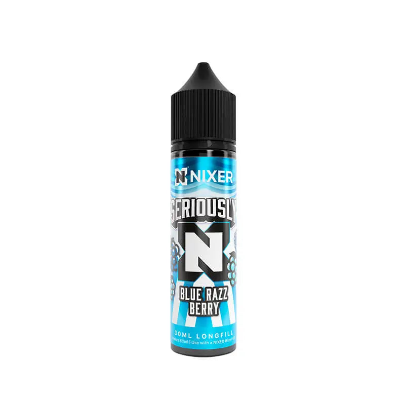 Nixer Seriously Blue Razz Berry 30ml Longfill E-Liquid Nixer
