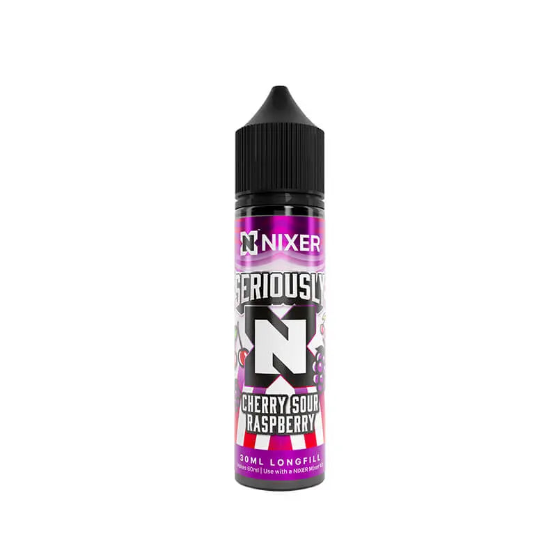 Nixer Seriously Cherry Sour Raspberry 30ml Longfill E-Liquid Nixer
