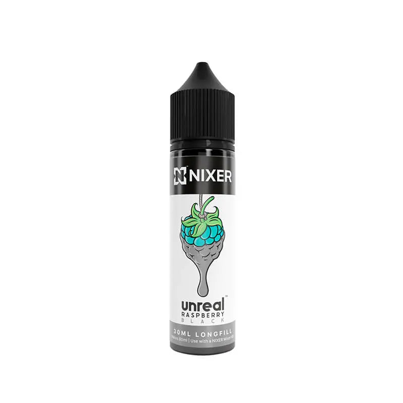 Nixer Unreal Raspberry Black 30ml Longfill E-Liquid Nixer