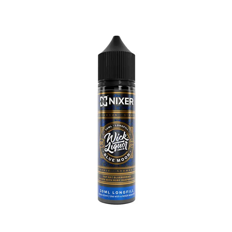 Nixer Wick Liquor Blue Moon 30ml Longfill E-Liquid Nixer