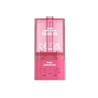 Pink vape device with 'Pink Lemonade' branding on a white background