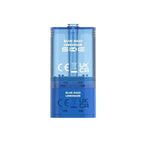 Blue vape device with 'SKE' branding on a white background
