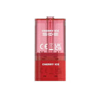 Red vape device labeled 'Watermelon Ice' with SKE branding on a white background