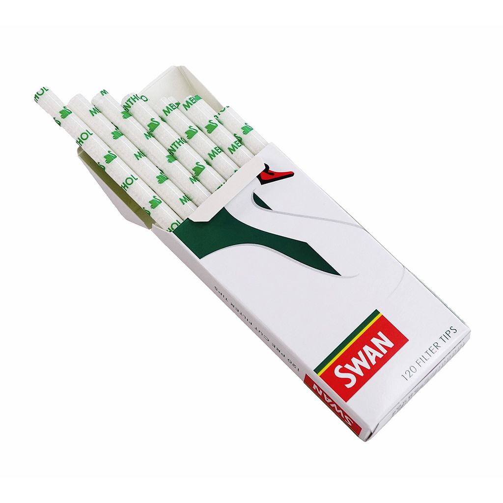 Swan Menthol Extra Slim 120 Pre Cut Filter Tips